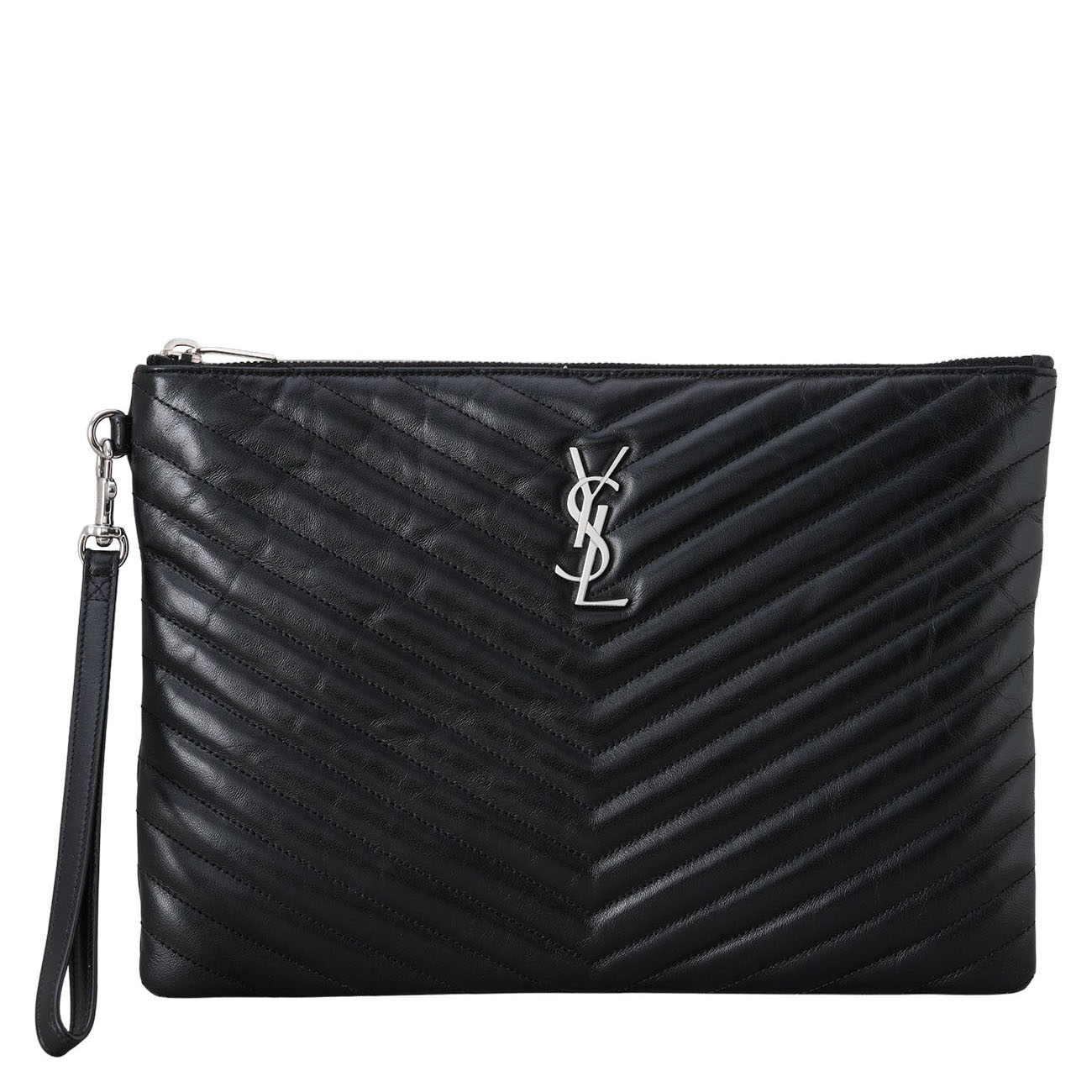 YVES SAINT LAURENT(USED)생로랑 559193 모노그램 클러치 뉴미듐